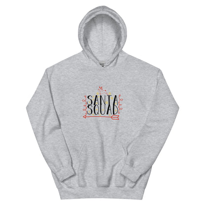 Santa Squad Christmas – Reindeer Arrow Unisex Hoodie