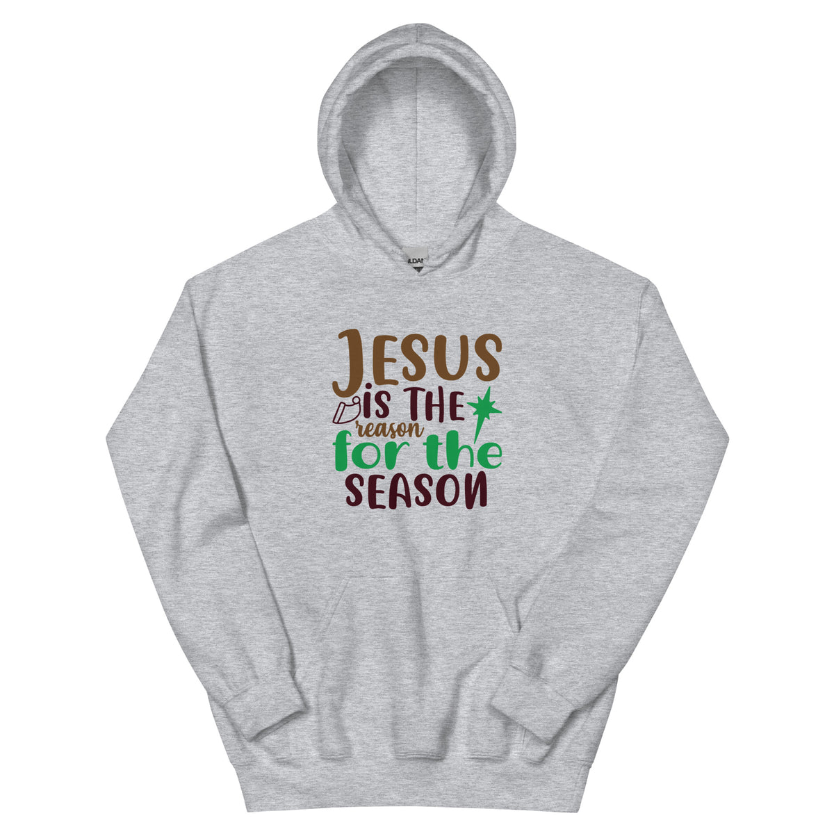 Jesus Is the Reason for the Season Christmas – Star Unisex Hoodie