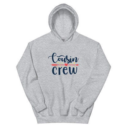 Cousin Crew Christmas – Arrow Script Unisex Hoodie