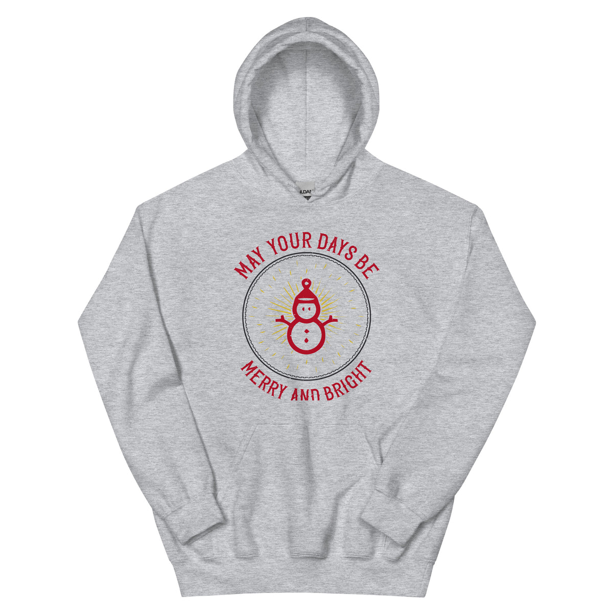 May Your Days Be Merry and Bright Christmas Unisex Hoodie