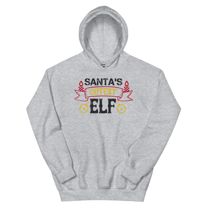 Santa's Cutest Elf Christmas Unisex Hoodie