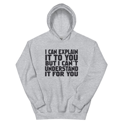 I Can Explain It to You but I Can't Understand It for You Unisex Hoodie