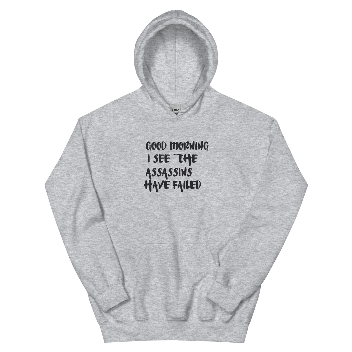 Good Morning, I See the Assassins Have Failed Unisex Hoodie
