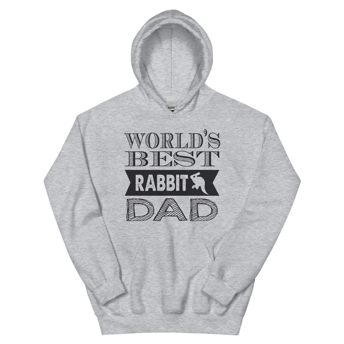 World's Best Rabbit Dad Unisex Hoodie