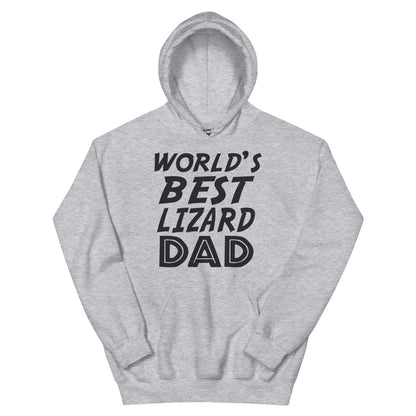 World's Best Lizard Dad Unisex Hoodie