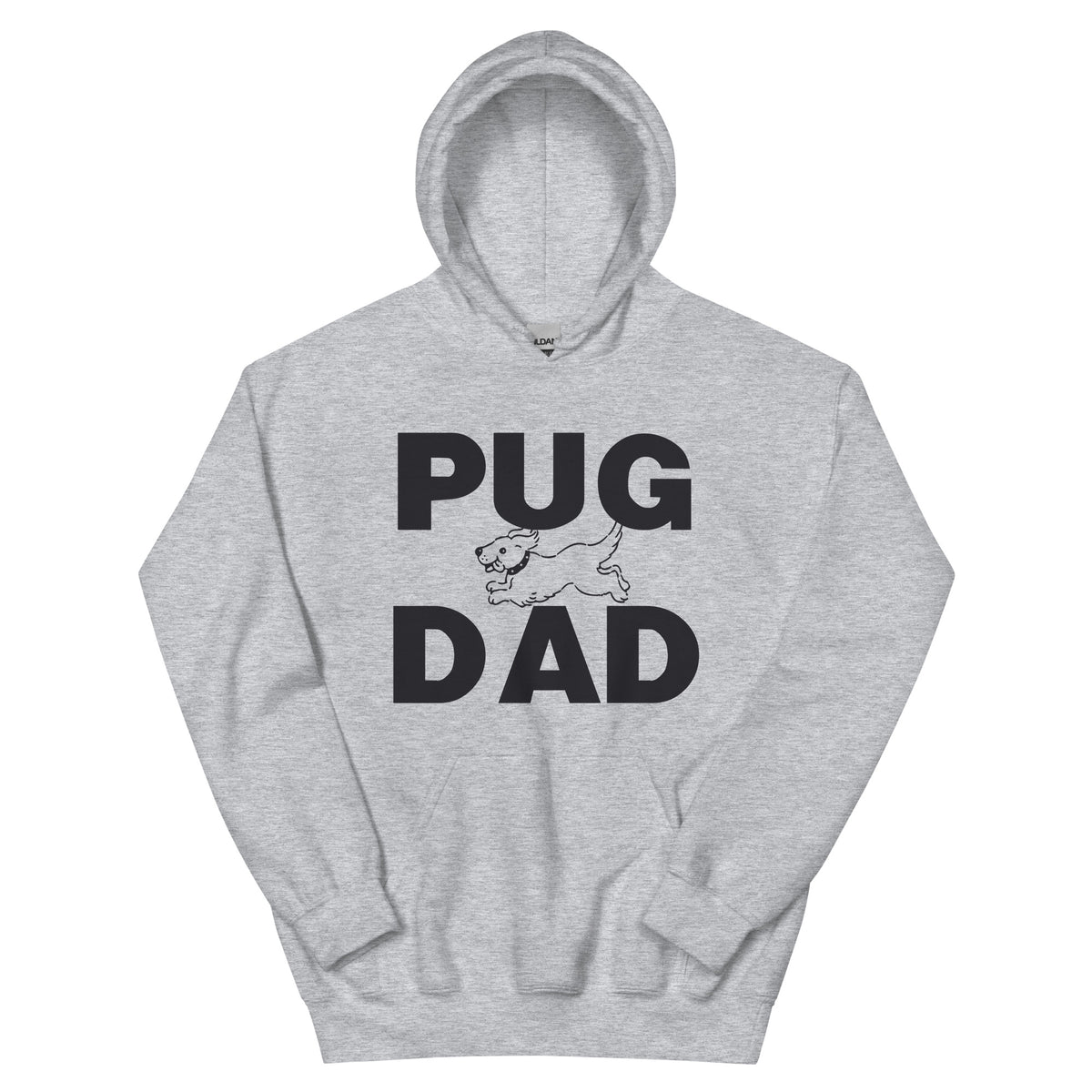 Pug Dad Unisex Hoodie