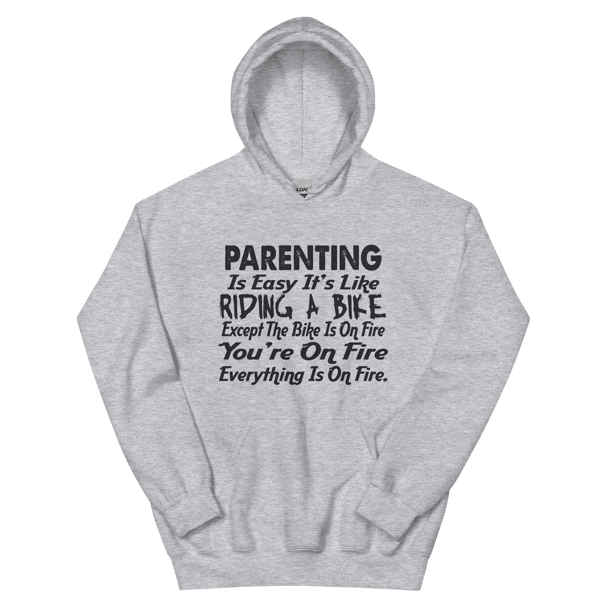 Parenting Is Easy, It's Like Riding a Bike Unisex Hoodie