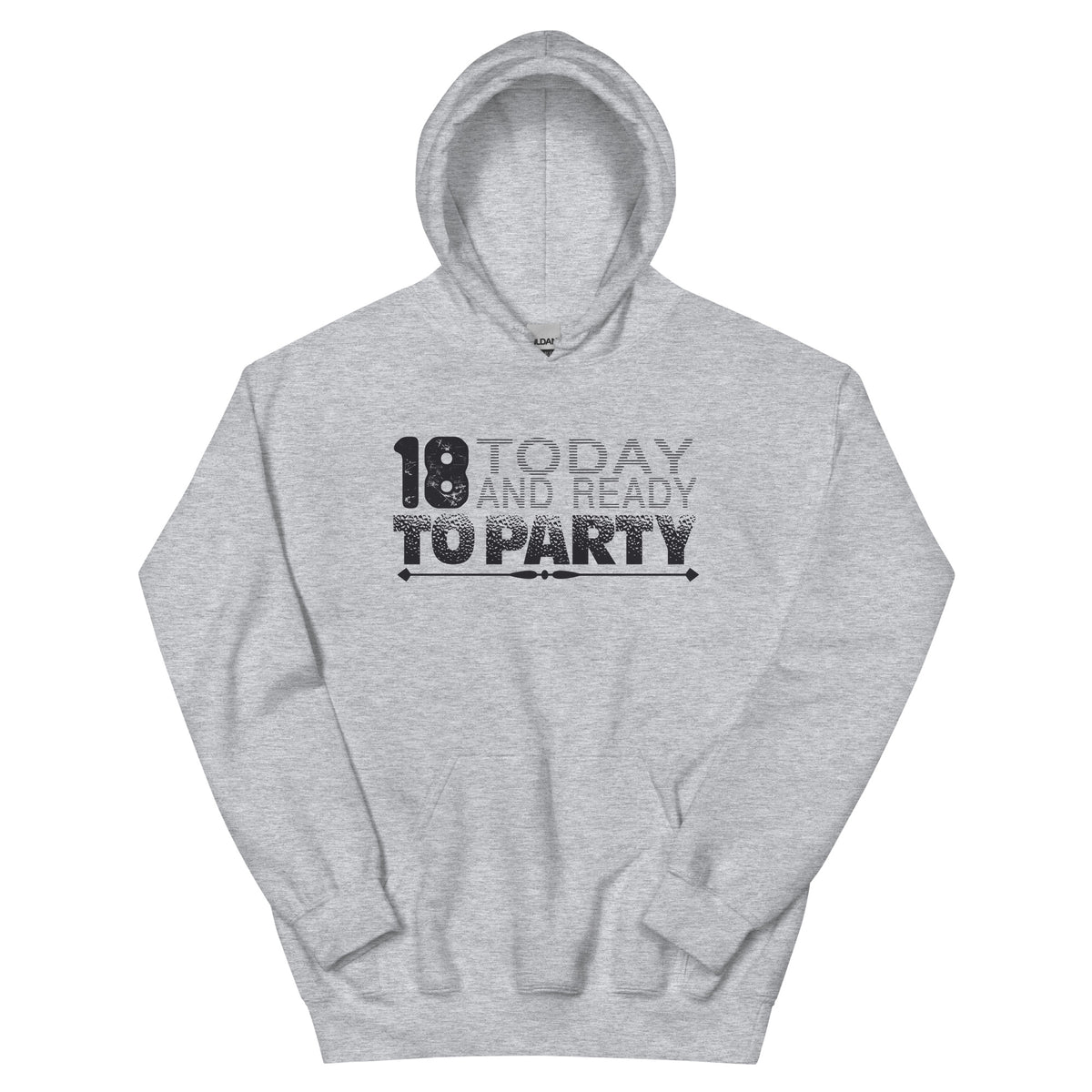 18 Today and Ready to Party Unisex Hoodie
