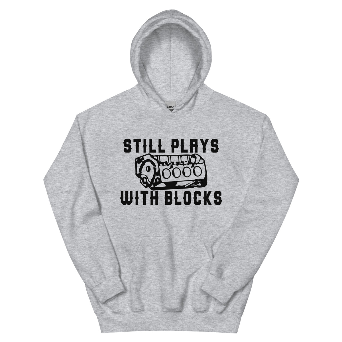 Still Plays with Blocks Unisex Hoodie