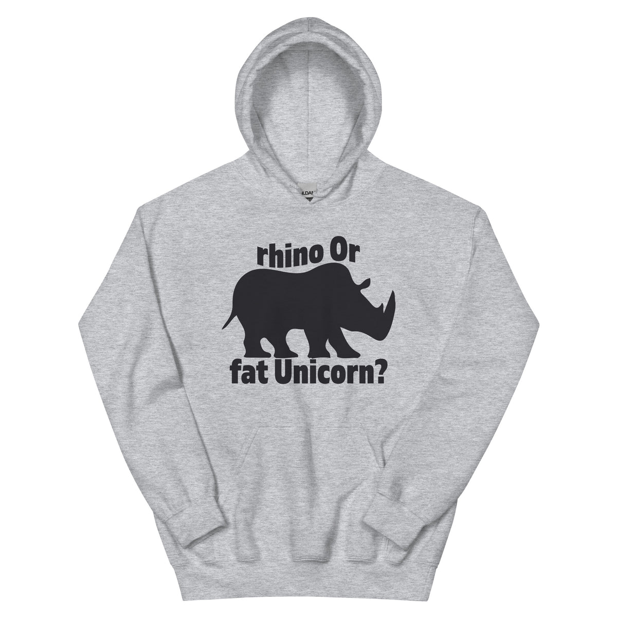 Rhino or Fat Unicorn? Unisex Hoodie