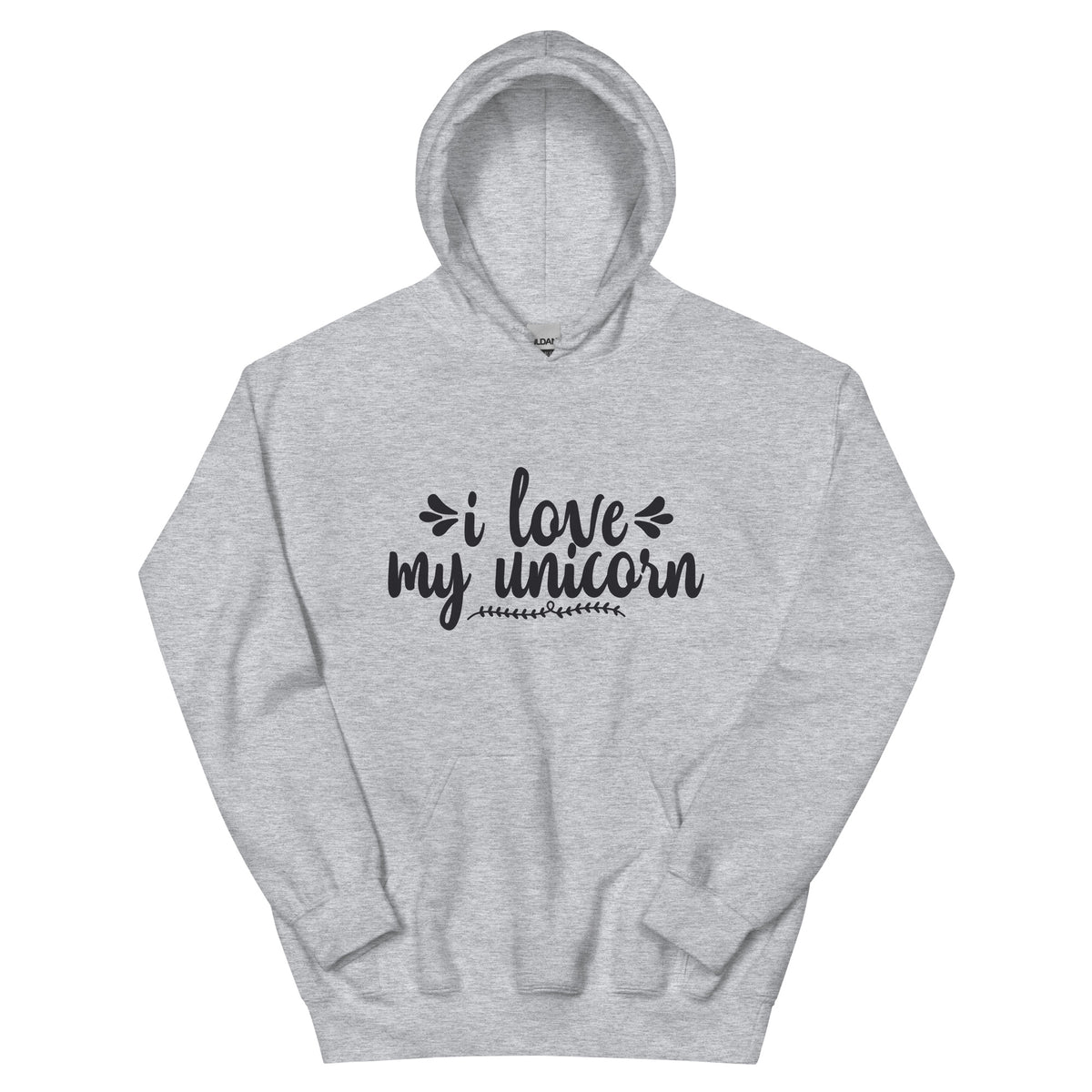 I Love My Unicorn Unisex Hoodie