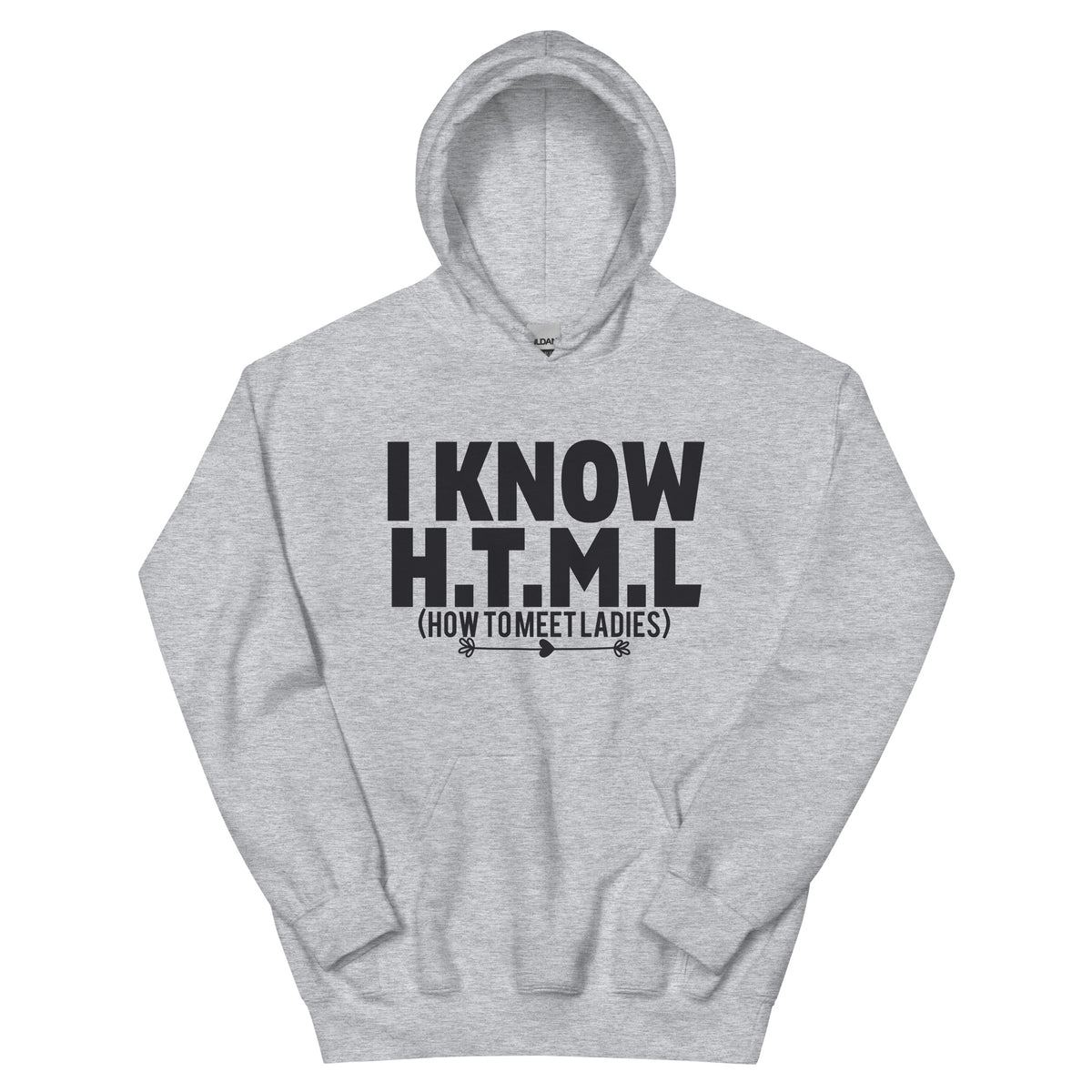 I Know H.T.M.L. How to Meet Ladies Unisex Hoodie