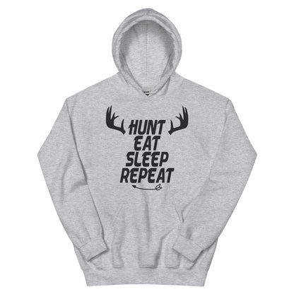Hunt Eat Sleep Repeat Unisex Hoodie