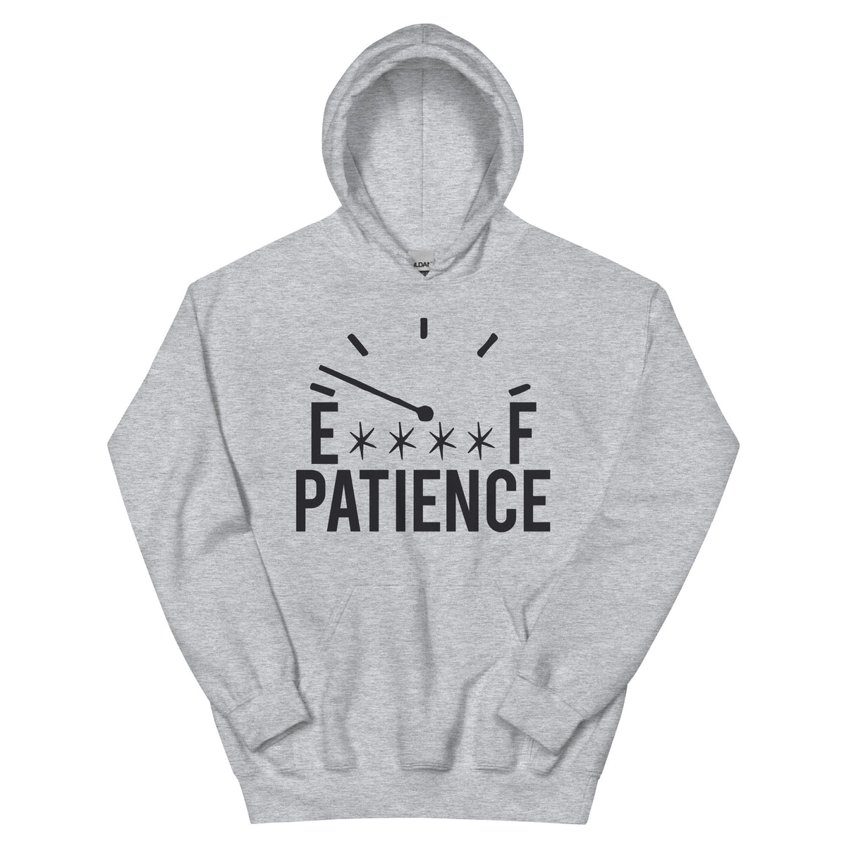 Out of Patience Gauge Unisex Hoodie