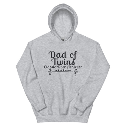 Dad of Twins Classic Over Achiever Unisex Hoodie