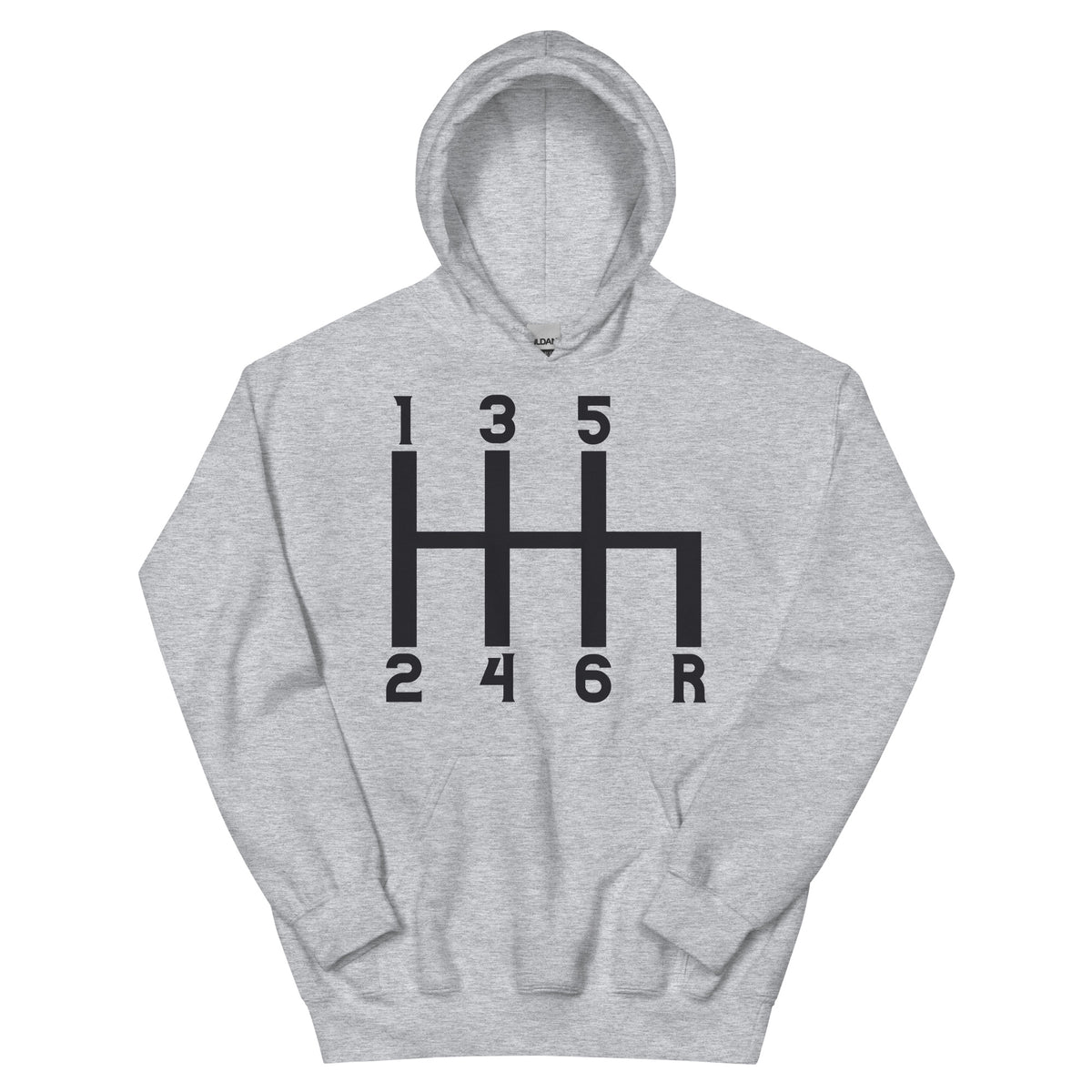 Gear Shift 1-3-5-2-4-6-R Unisex Hoodie