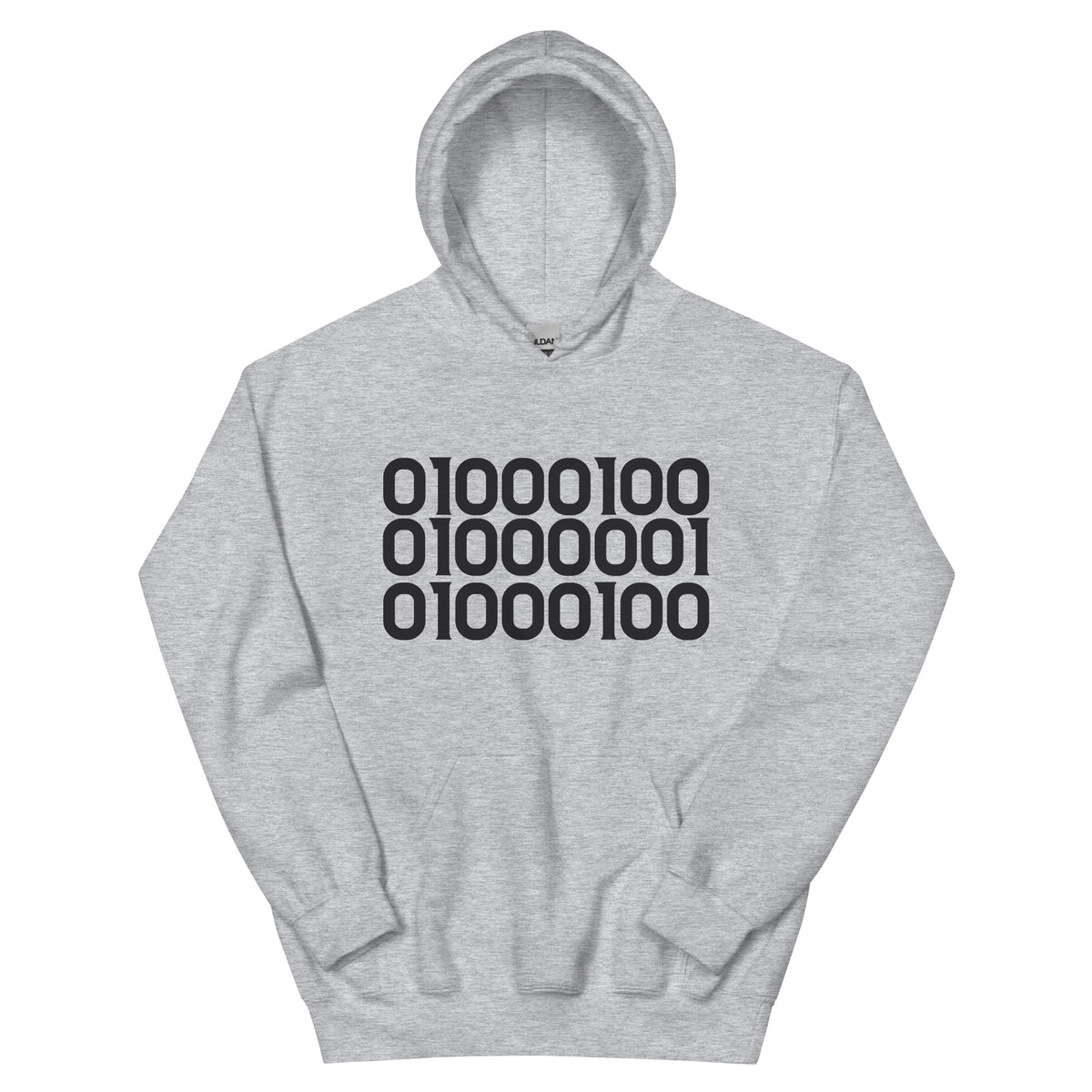 DAD in Binary Unisex Hoodie