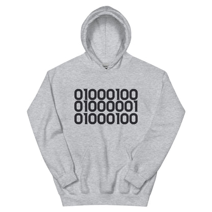 DAD in Binary Unisex Hoodie
