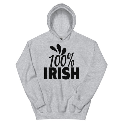100% Irish Unisex Hoodie