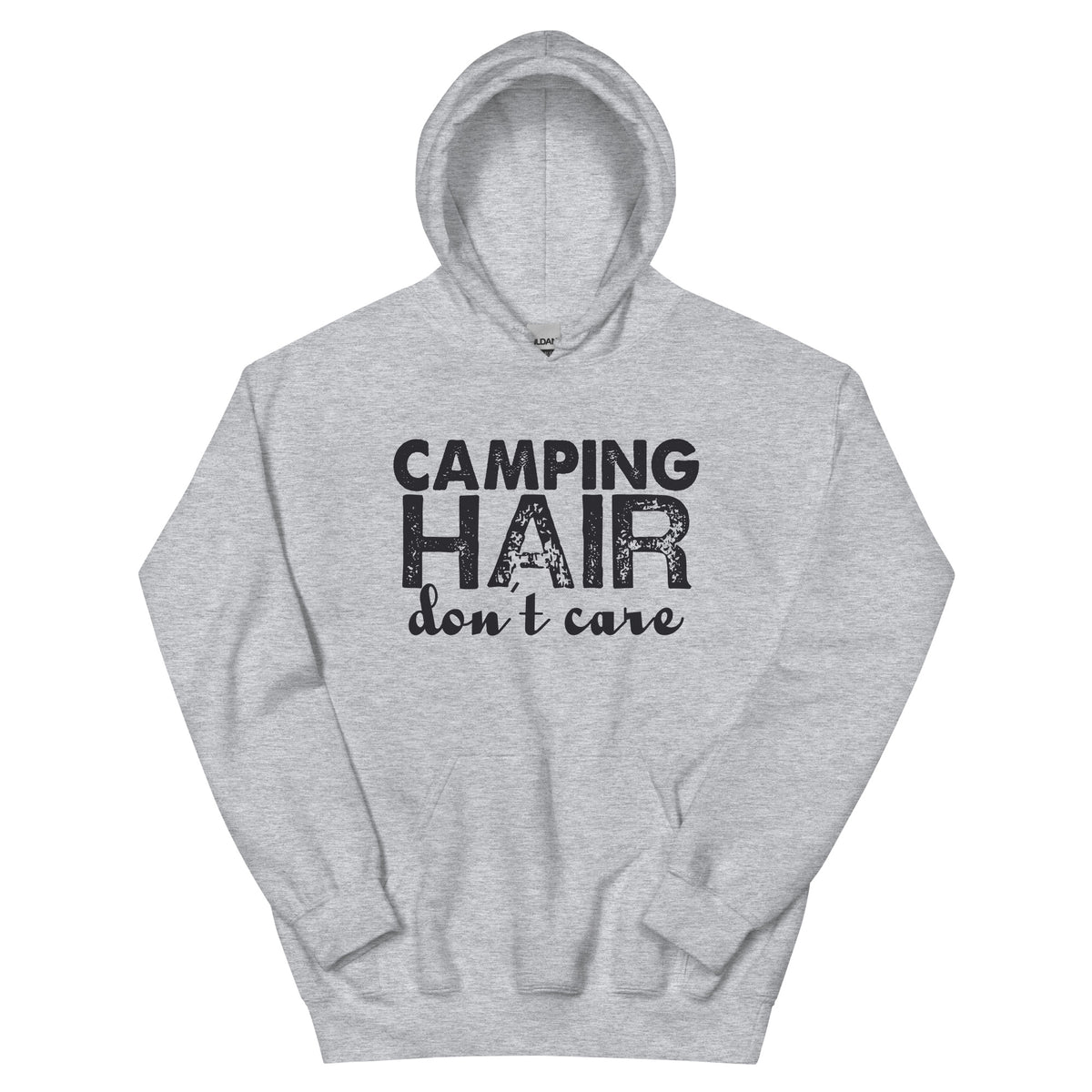 Camping Hair Don't Care Unisex Hoodie