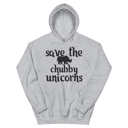 Save the Chubby Unicorns Unisex Hoodie