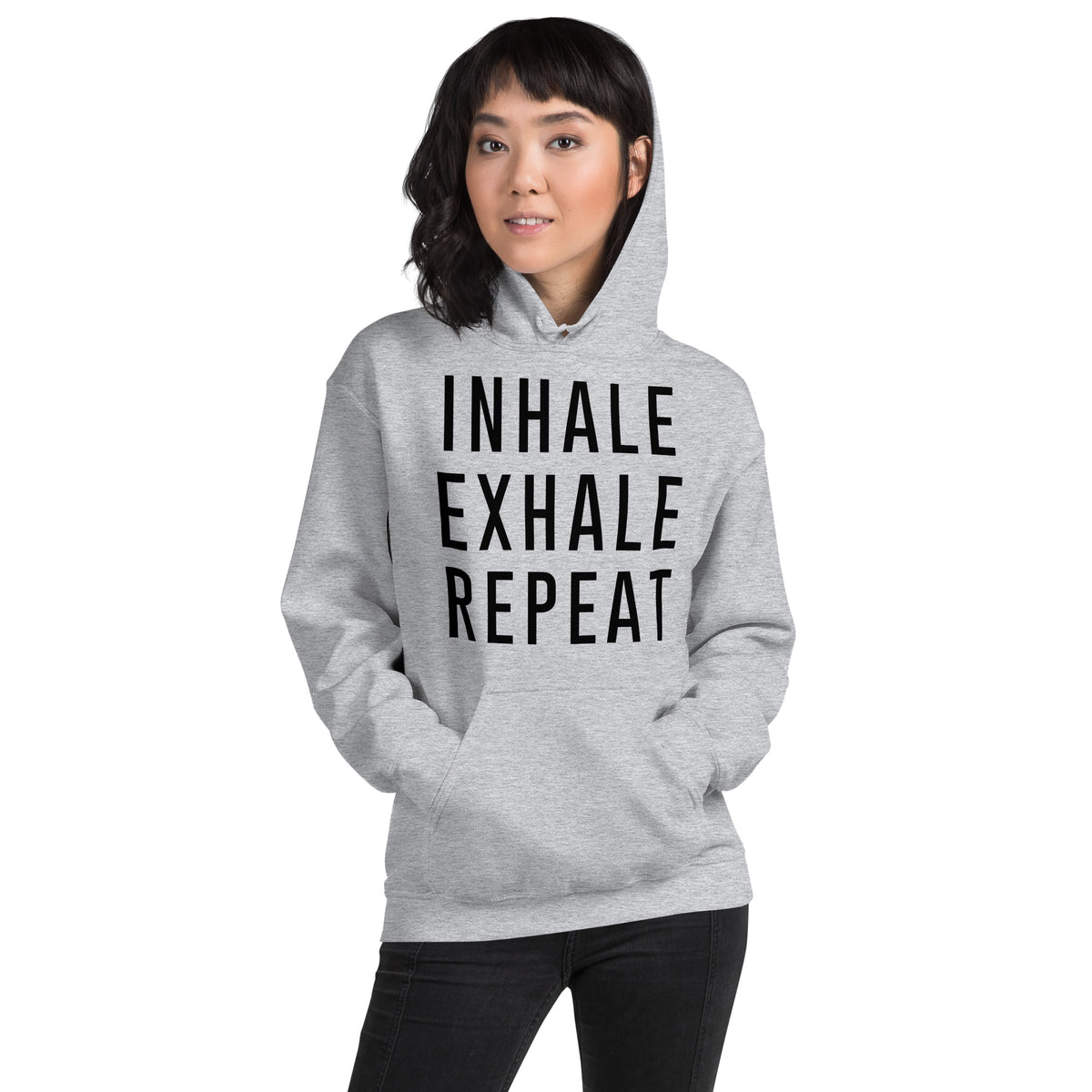 Inhale Exhale Repeat Unisex Hoodie