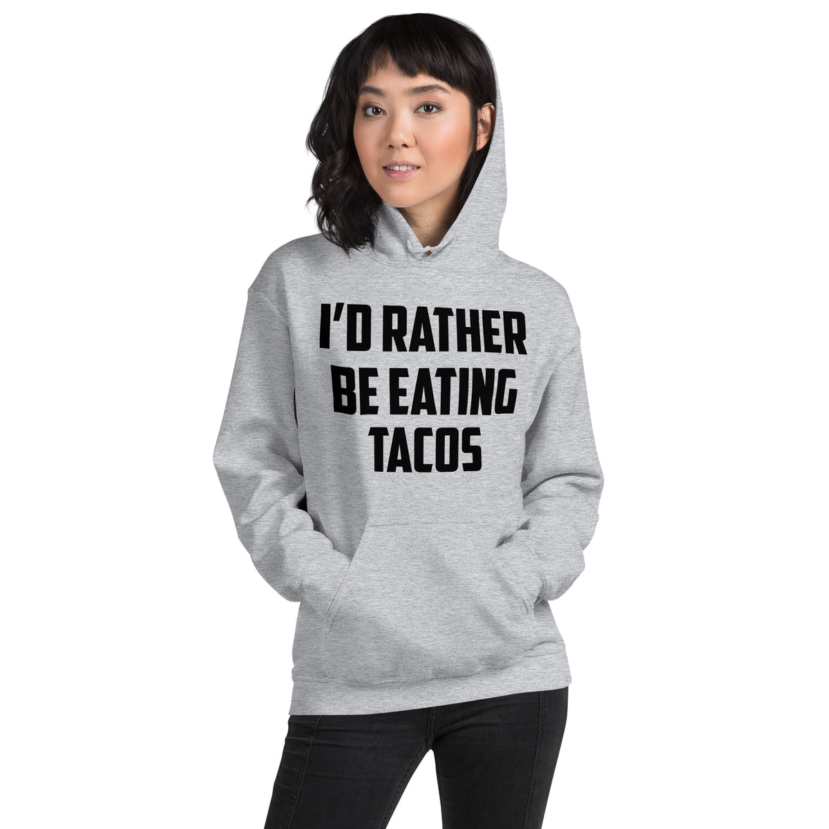 I'd Rather Be Eating Tacos Unisex Hoodie