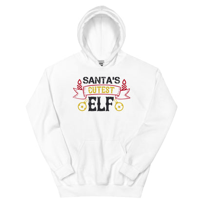 Santa's Cutest Elf Christmas Unisex Hoodie