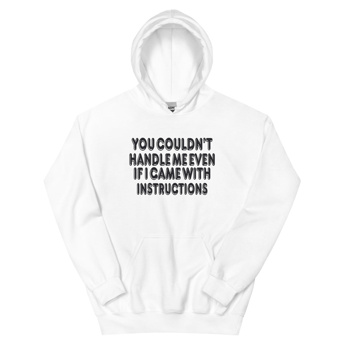 You Couldn't Handle Me Even If I Came with Instructions Unisex Hoodie