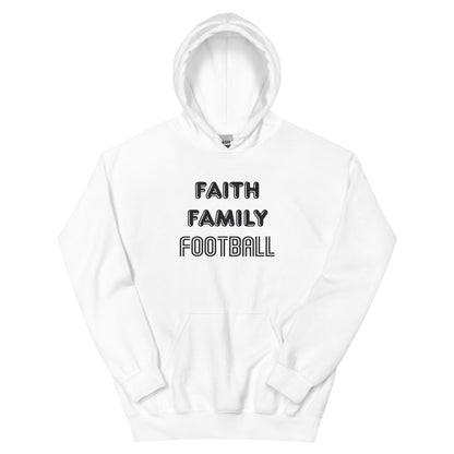 Faith Family Football Unisex Hoodie