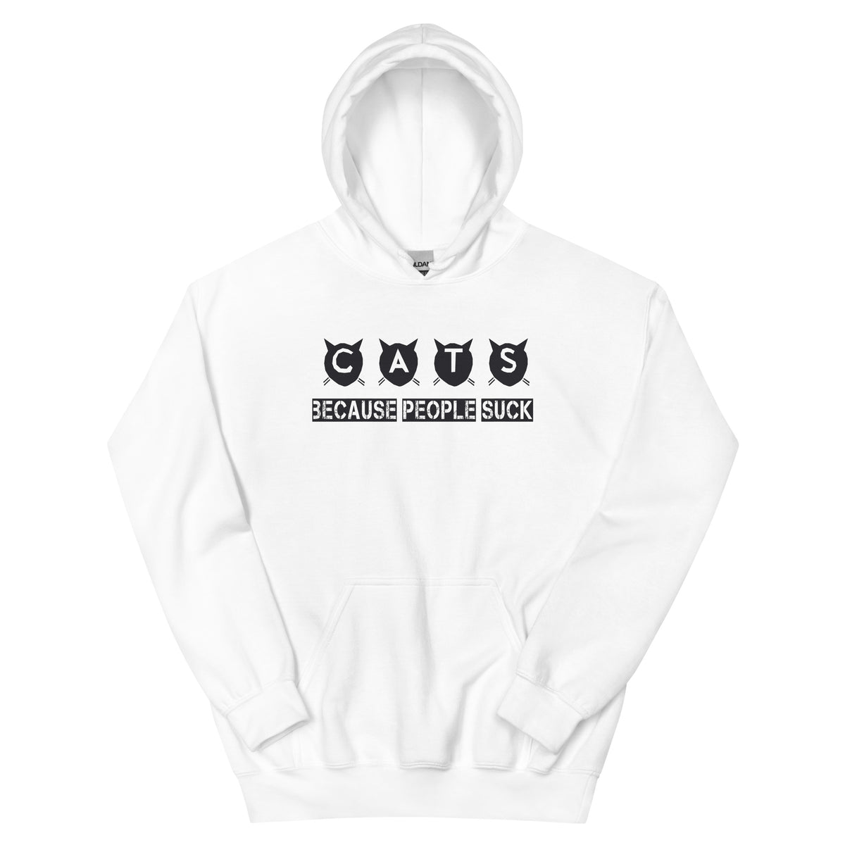 Cats Because People Suck Unisex Hoodie