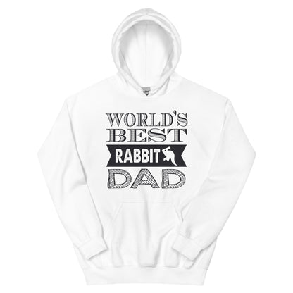 World's Best Rabbit Dad Unisex Hoodie