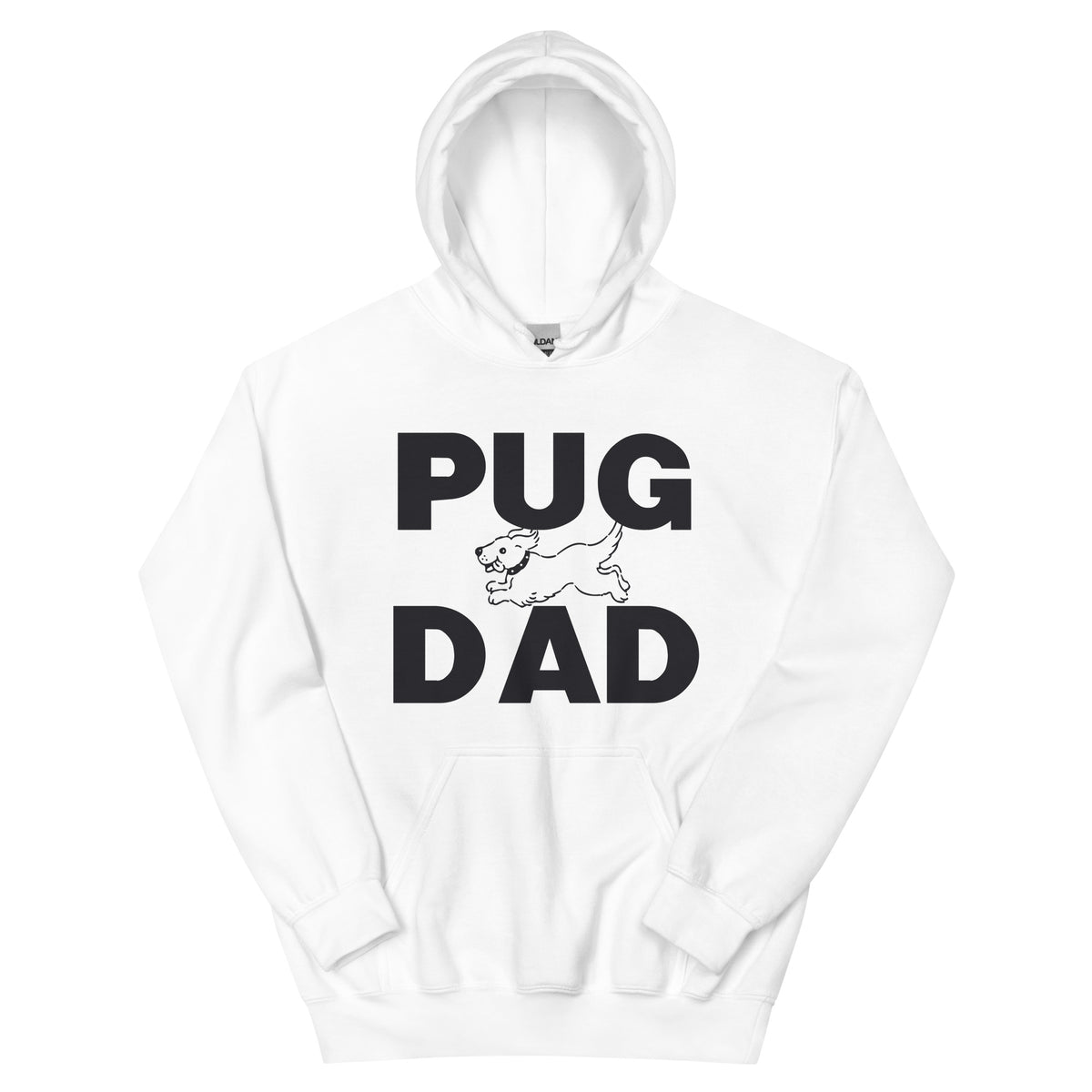 Pug Dad Unisex Hoodie