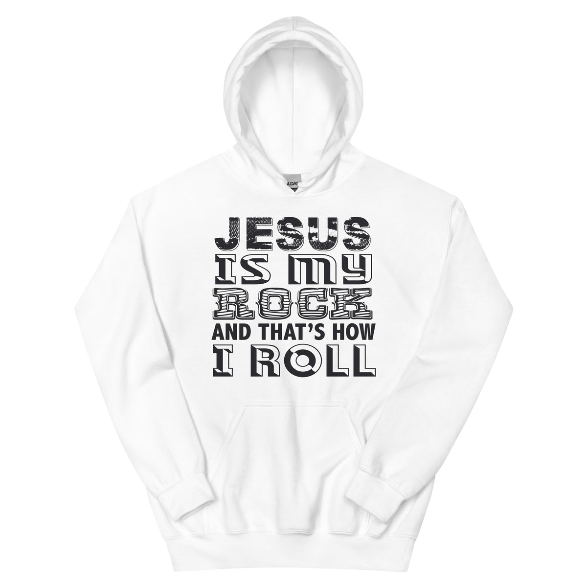 Jesus Is My Rock and That's How I Roll Unisex Hoodie