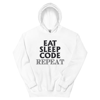 Eat Sleep Code Repeat Unisex Hoodie