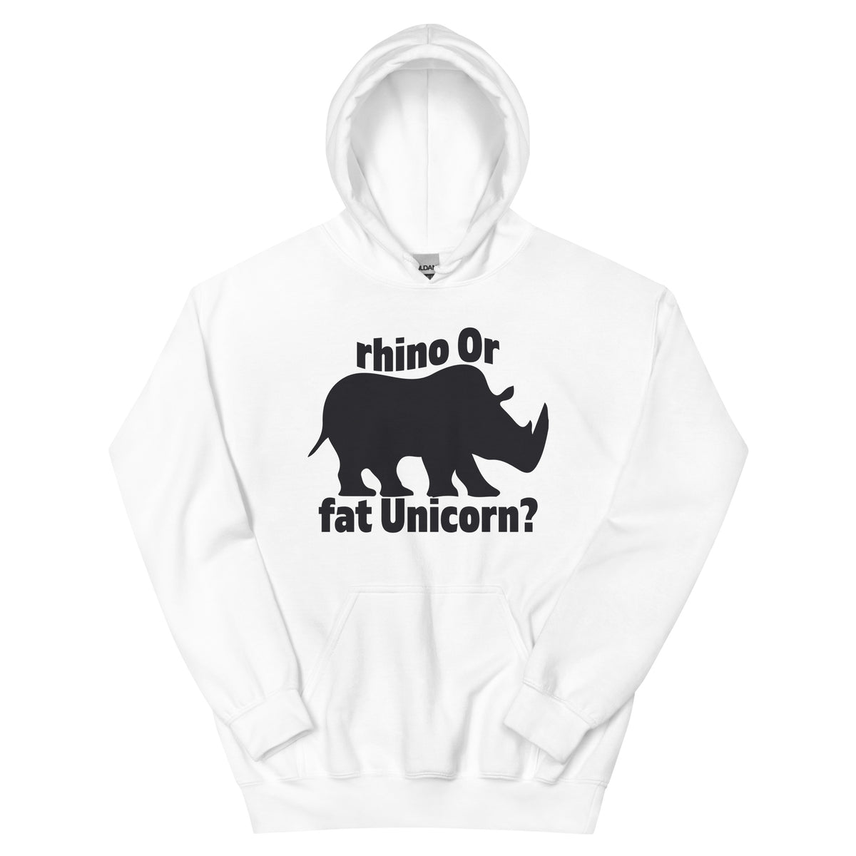 Rhino or Fat Unicorn? Unisex Hoodie