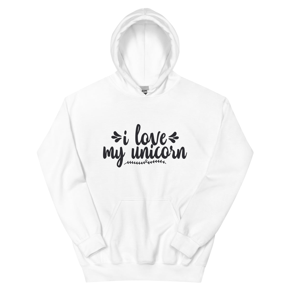 I Love My Unicorn Unisex Hoodie