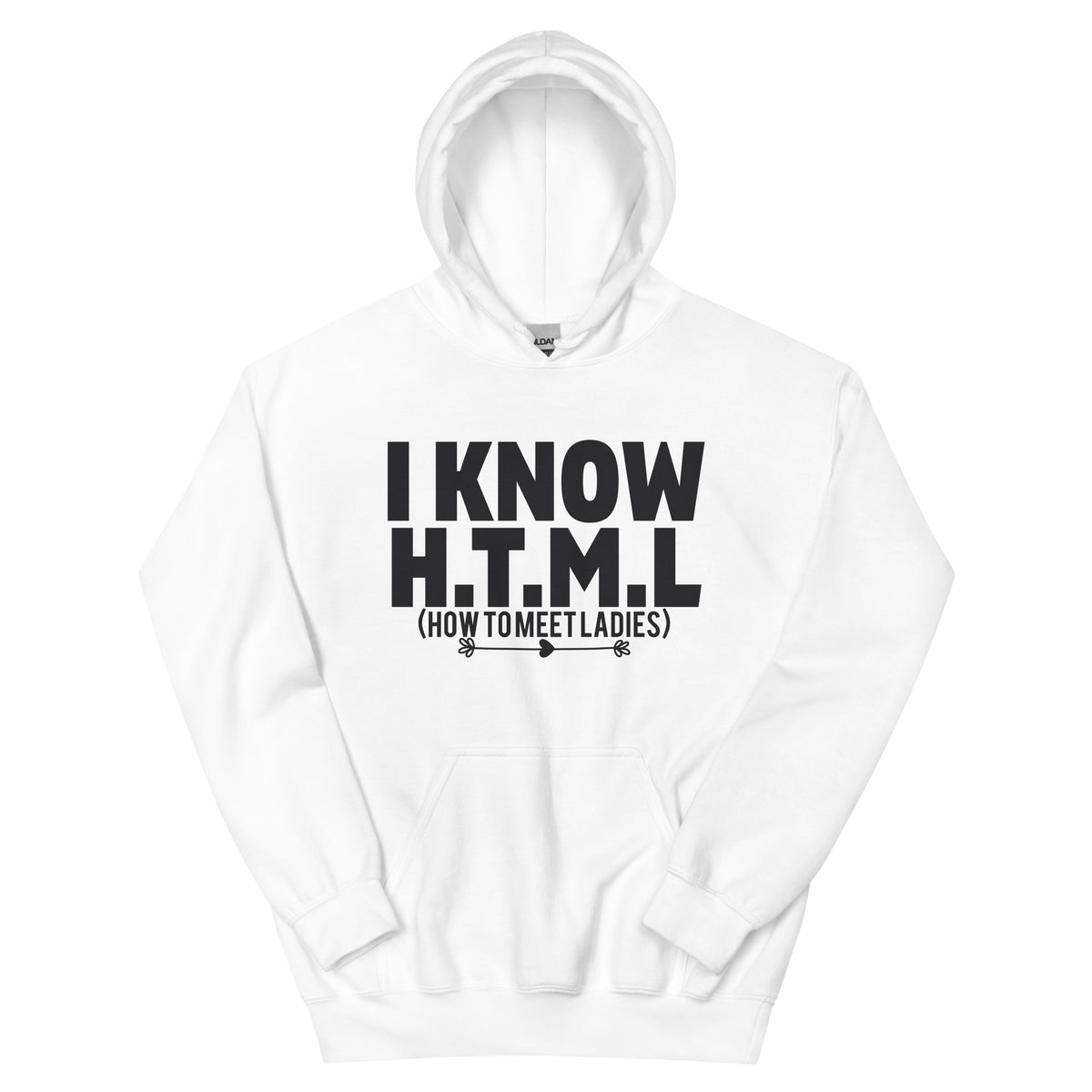 I Know H.T.M.L. How to Meet Ladies Unisex Hoodie