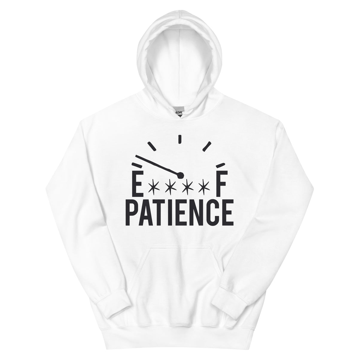 Out of Patience Gauge Unisex Hoodie