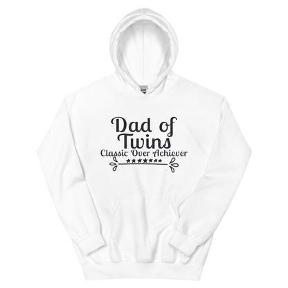Dad of Twins Classic Over Achiever Unisex Hoodie
