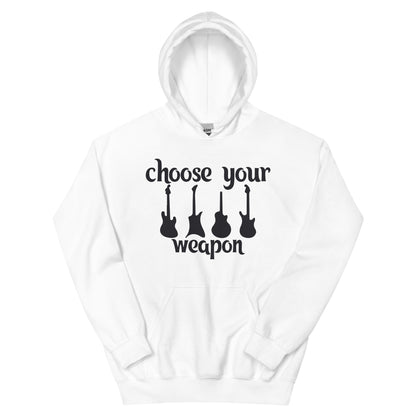 Choose Your Weapon Guitar Unisex Hoodie