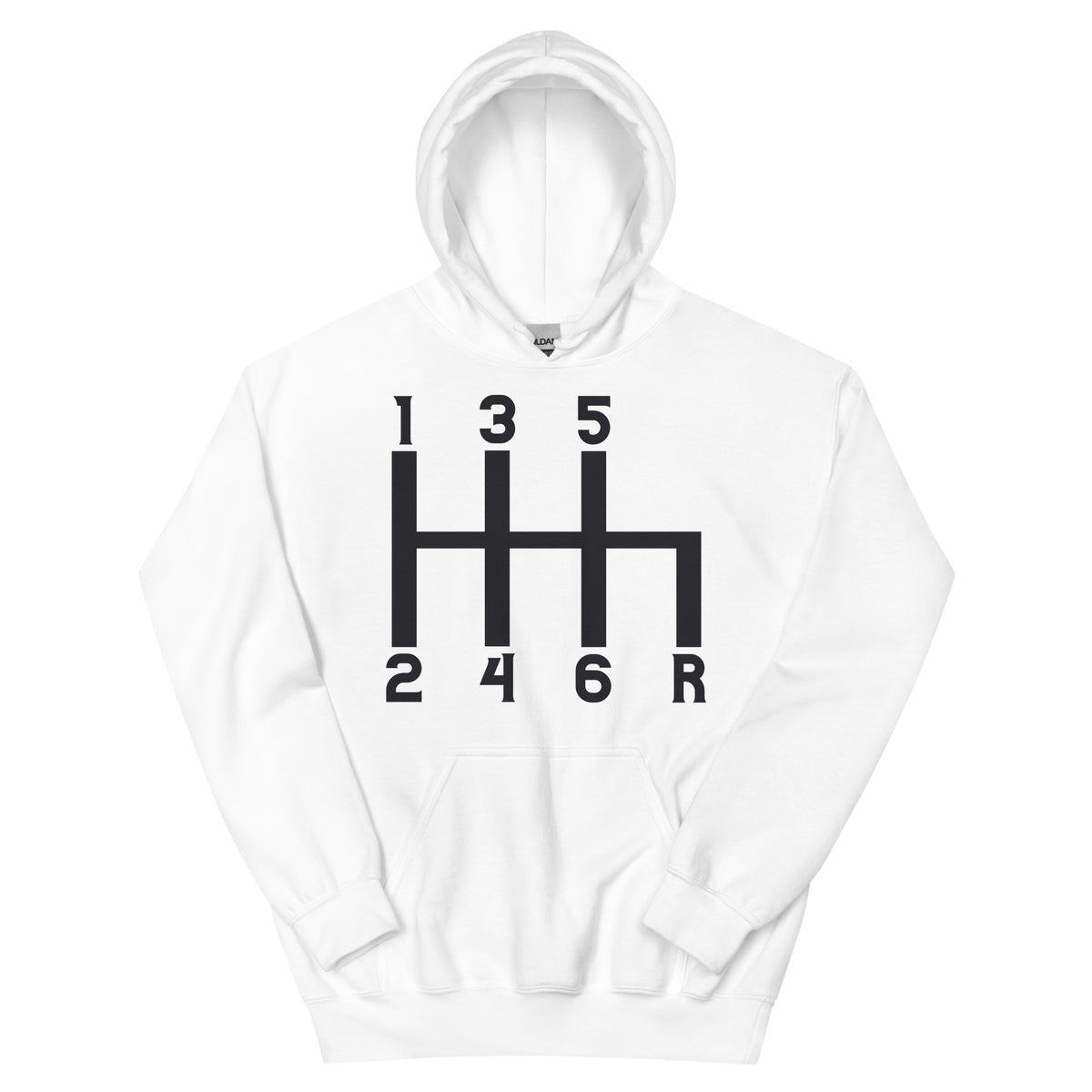 Gear Shift 1-3-5-2-4-6-R Unisex Hoodie