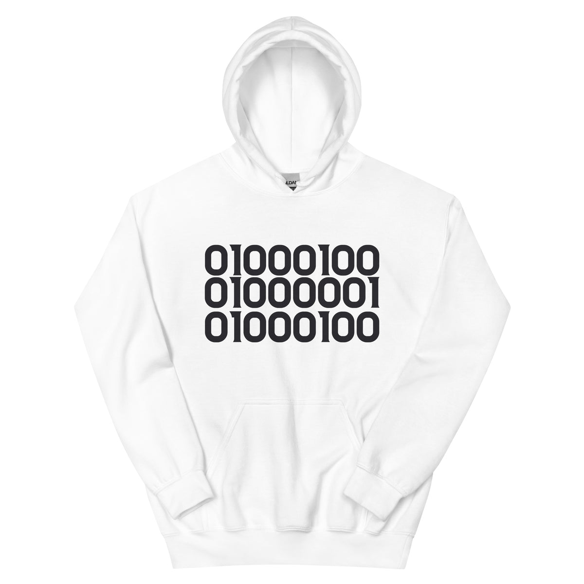 DAD in Binary Unisex Hoodie
