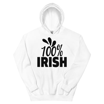 100% Irish Unisex Hoodie