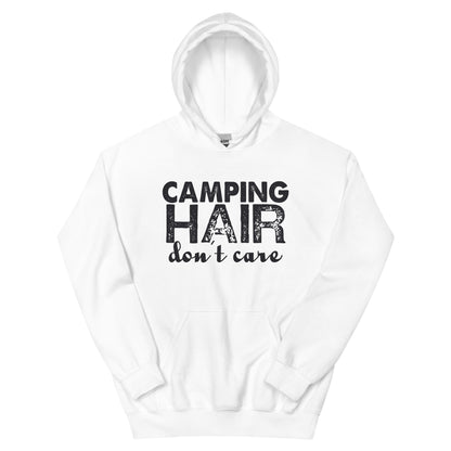 Camping Hair Don't Care Unisex Hoodie