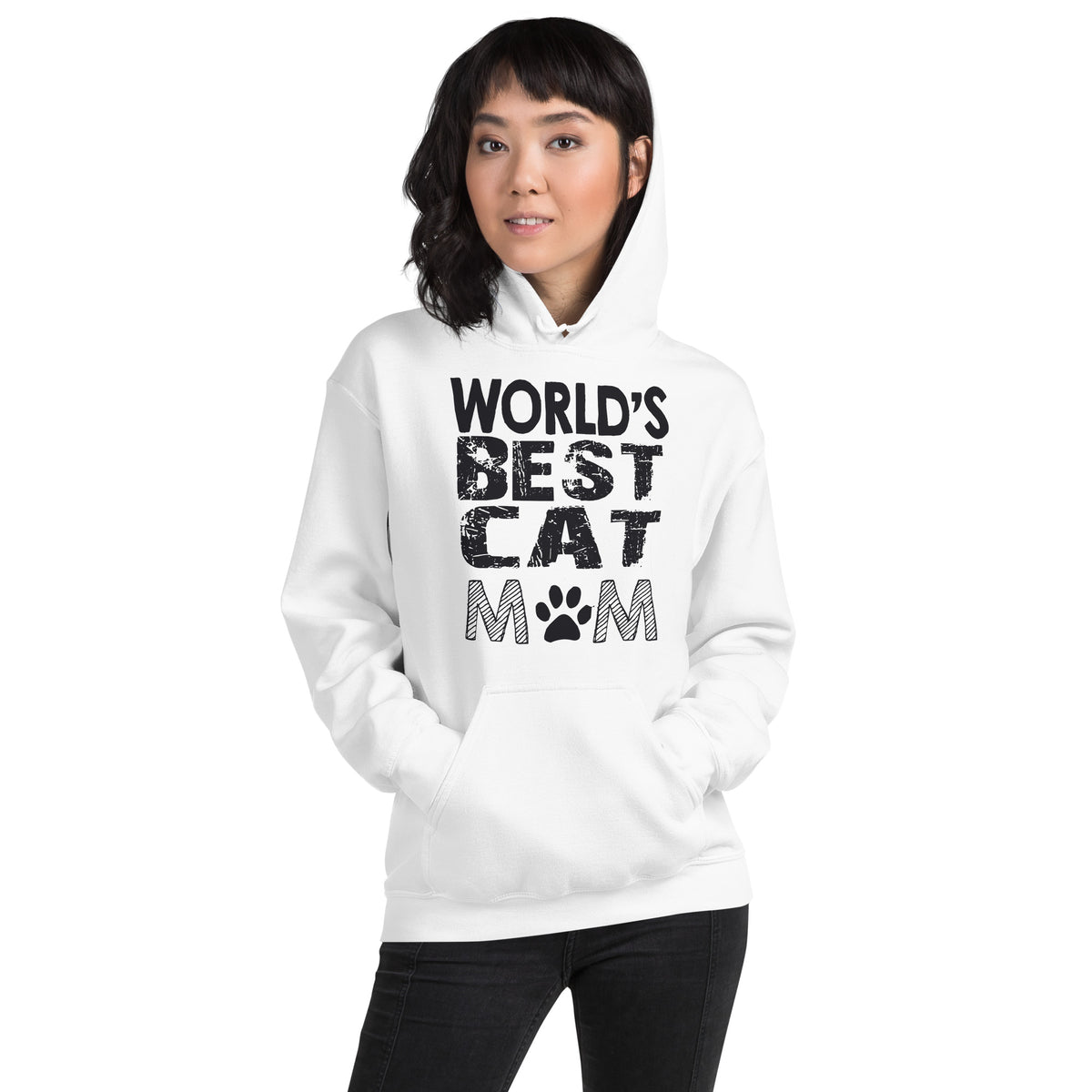 World's Best Cat Mom Unisex Hoodie