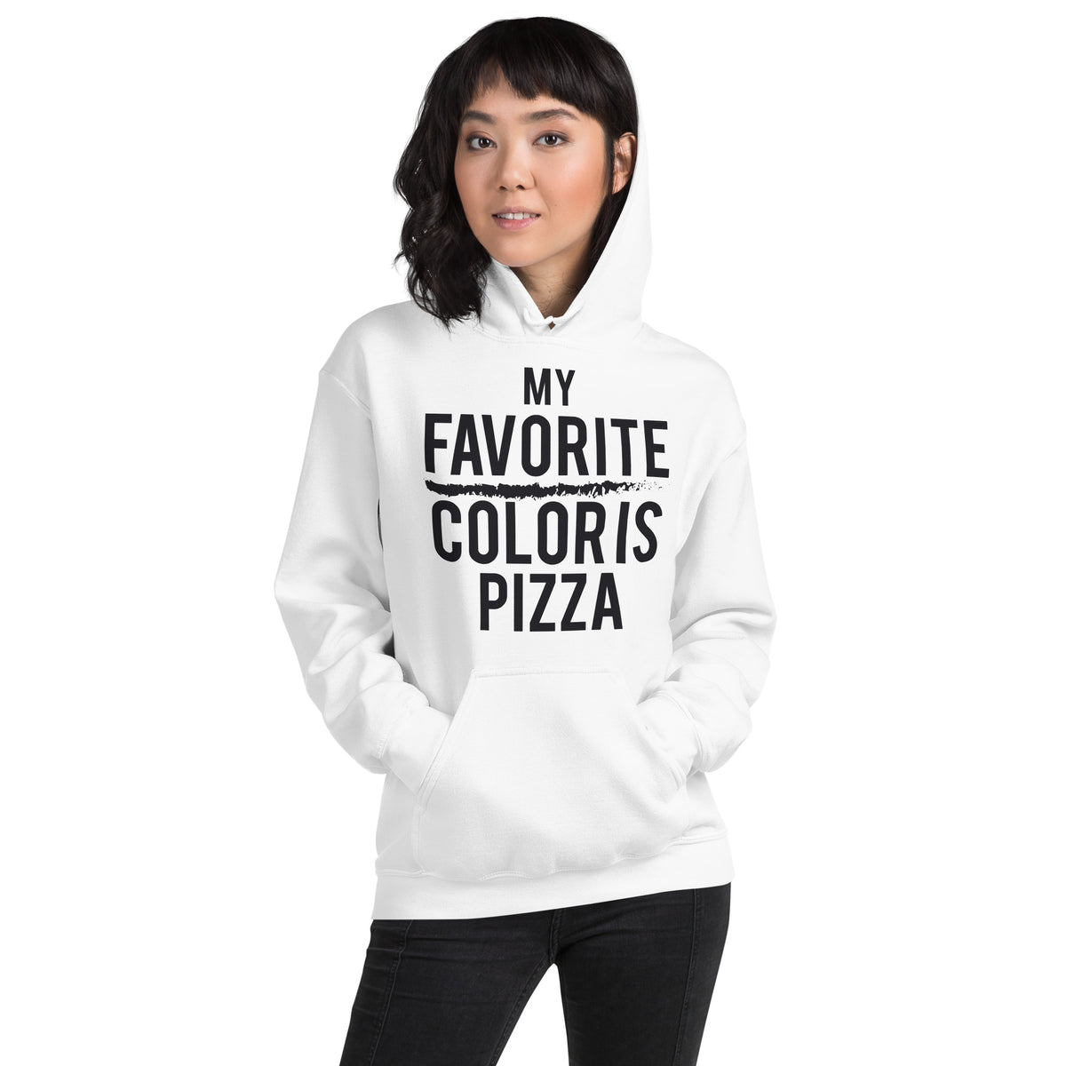 My Favorite Color Is Pizza Unisex Hoodie