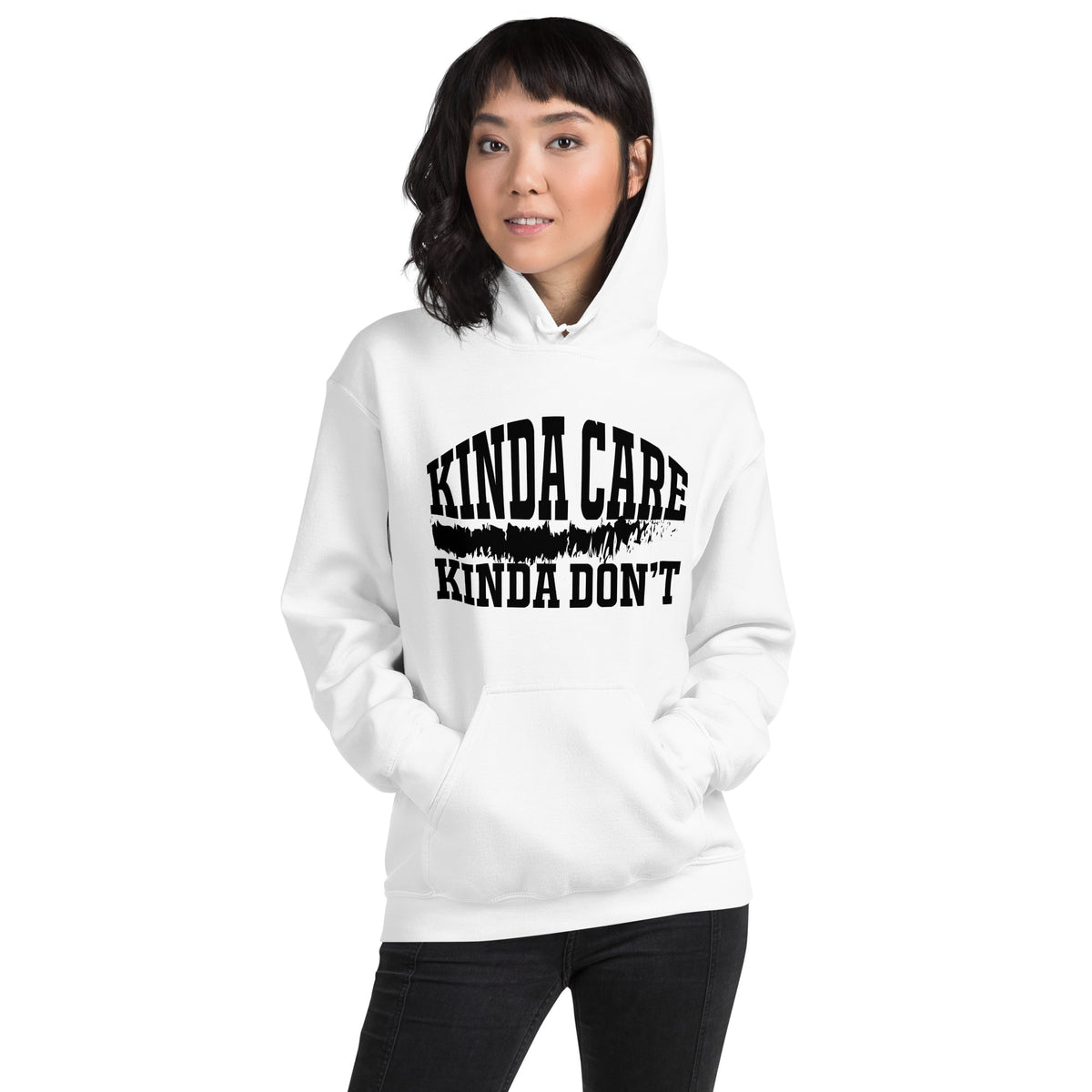 Kinda Care Kinda Don't Unisex Hoodie