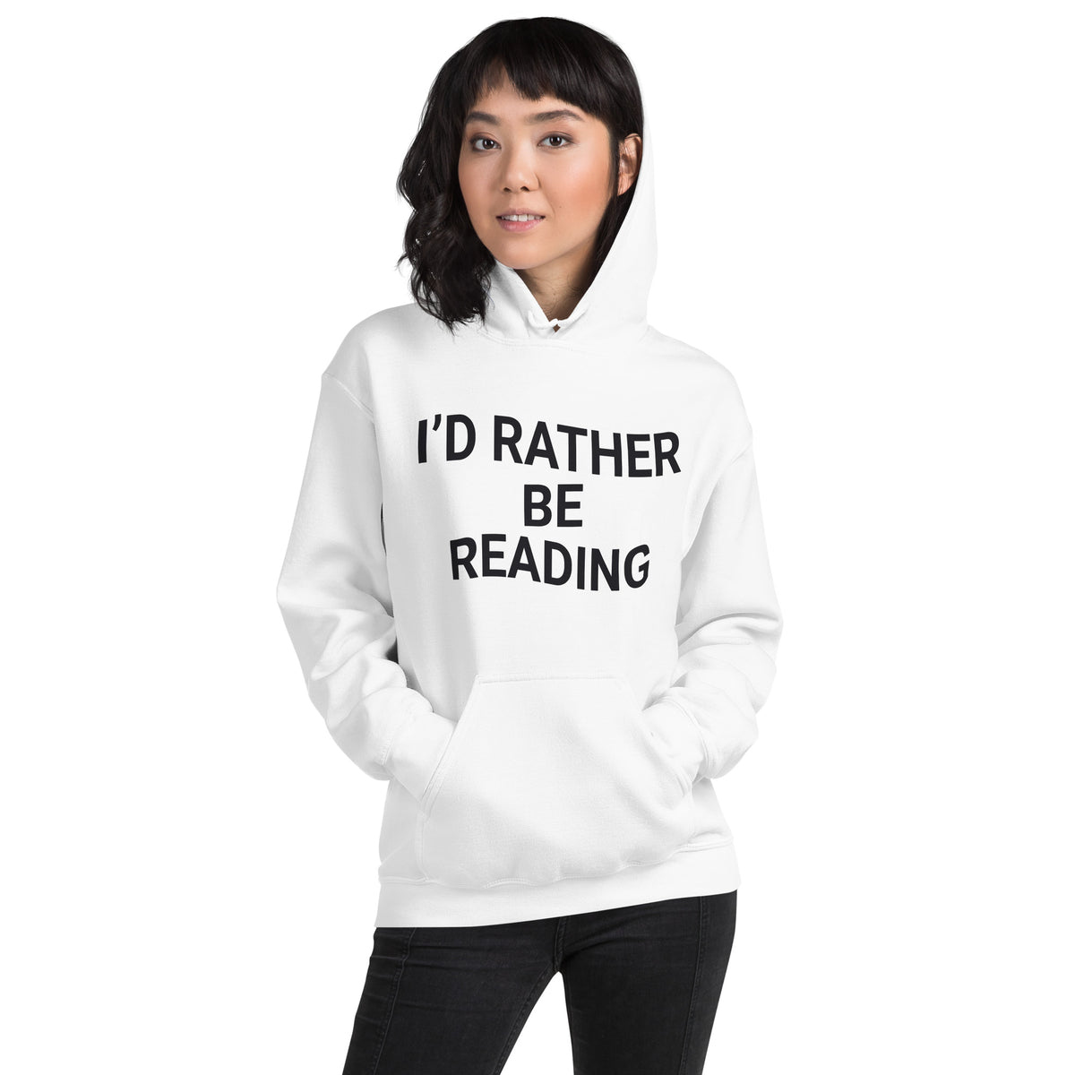 I'd Rather Be Reading Unisex Hoodie