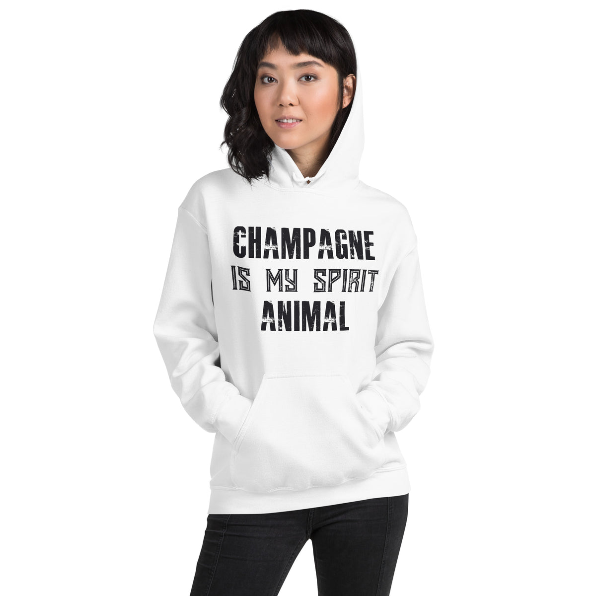 Champagne Is My Spirit Animal Unisex Hoodie